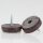 Filzgleiter 28 mm braun mit Schraube für Holzstühle ( Metallgehäuse)
