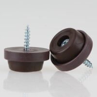 Möbelstopper 24 mm braun mit Schraube –...