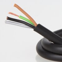 PVC-Lampenkabel schwarz 4-adrig 4x0,75 mm² –...