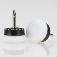 Möbelgleiter 18 mm natur rund – Kunststoff mit...