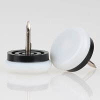 Möbelgleiter 23 mm natur rund – Kunststoff mit...