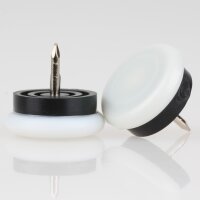 Möbelgleiter 26 mm natur rund – Kunststoff mit...