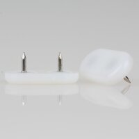 Möbelgleiter 35x18 mm Kunststoff natur mit Nagel zum...