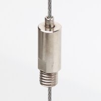 M8x8 mm Außengewinde Messing Seilstopper,...