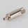 M8x8 mm Außengewinde Messing Seilstopper, vernickelt, 10x28 mm