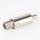 M8x8 mm Außengewinde Messing Seilstopper, vernickelt, 10x28 mm