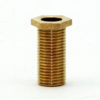 M10x1 Trompetennippel 6 kant ohne Verdrehschutz Messing...