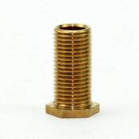 M10x1 Trompetennippel 6 kant ohne Verdrehschutz Messing...