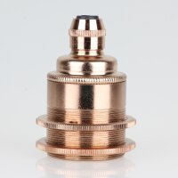 E27 Vintage Lampenfassung Metall Bronze mit 2...
