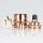 E27 Vintage Lampenfassung Metall Bronze mit 2 Schraubringe und Zugentlastung