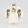 E27 Vintage Lampenfassung Metall Bronze mit 2 Schraubringe und Zugentlastung