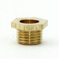 M10x1 Trompetennippel 6 kant ohne Verdrehschutz Messing...