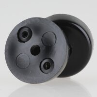 Möbelgleiter Kunststoff 25 mm schwarz – zum Schrauben