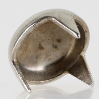 Möbelgleiter 13 mm, 3 Zacken – Metall vernickelt