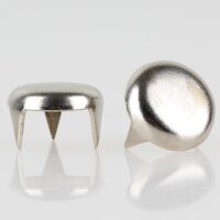 Möbelgleiter 15 mm, 3 Zacken – Metall vernickelt
