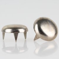 Möbelgleiter 18 mm, 3 Zacken – Metall vernickelt