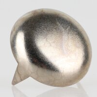 Möbelgleiter 18 mm, 3 Zacken – Metall vernickelt
