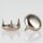 Möbelgleiter 18 mm, 3 Zacken – Metall vernickelt