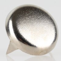 Möbelgleiter 20 mm, 3 Zacken – Metall vernickelt