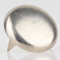Möbelgleiter 27 mm, 3 Zacken – Metall vernickelt