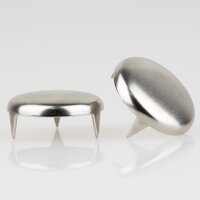Möbelgleiter 30 mm, 3 Zacken – Metall vernickelt