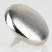 Möbelgleiter 30 mm, 3 Zacken – Metall vernickelt