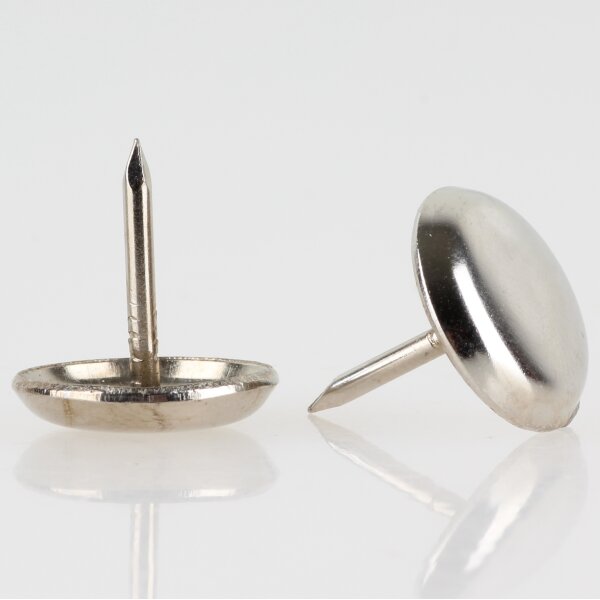 Stuhlbeinnagel Möbelgleiter 15 mm Metall vernickelt – Bodenschoner