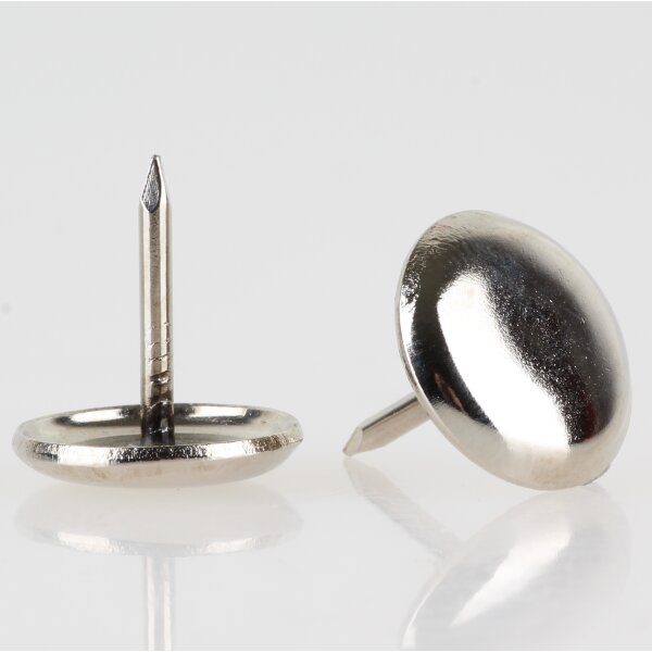 Stuhlbeinnagel Möbelgleiter 16 mm Metall vernickelt – Bodenschoner