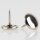 Stuhlbeinnagel Möbelgleiter 16 mm Metall vernickelt – Bodenschoner