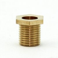 M10x1 Trompetennippel 6 kant ohne Verdrehschutz Messing...