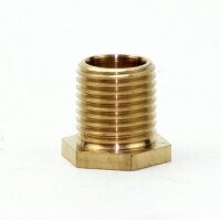 M10x1 Trompetennippel 6 kant ohne Verdrehschutz Messing...
