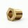 M10x1 Trompetennippel 6 kant ohne Verdrehschutz Messing 12x12 mm Gewindelänge 10 mm