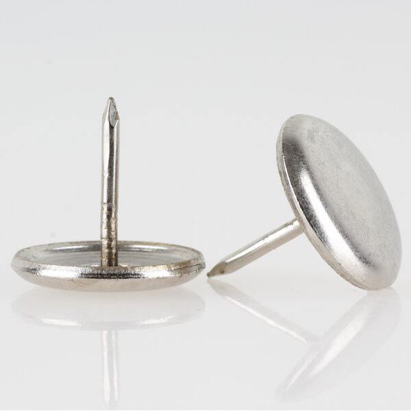 Stuhlbeinnagel Möbelgleiter 25 mm Metall vernickelt – Bodenschoner