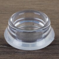 Möbeluntersetzer 15/25 mm rund transparent –...