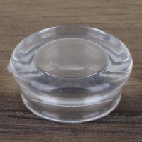 Möbeluntersetzer 15/25 mm rund transparent –...