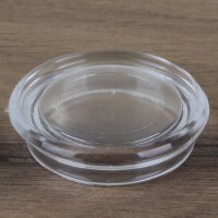Möbeluntersetzer 30/42 mm rund transparent –...