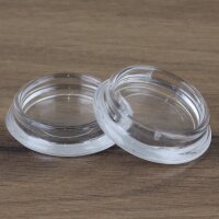 Möbeluntersetzer 30/42 mm rund transparent – Bodenschutz für große Möbel