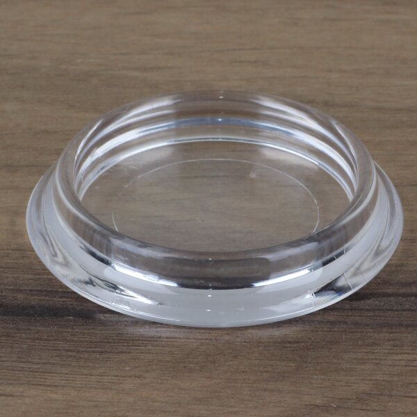 Möbeluntersetzer 40/55 mm rund transparent – Bodenschutz für große Möbel