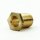 M10x1 Trompetennippel 6 kant ohne Verdrehschutz Messing 12x15 mm Gewindelänge 13 mm
