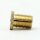 M10x1 Trompetennippel 6 kant ohne Verdrehschutz Messing 12x15 mm Gewindelänge 13 mm
