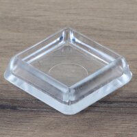 Möbeluntersetzer 30/40 mm eckig transparent –...