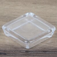Möbeluntersetzer 30/40 mm eckig transparent –...