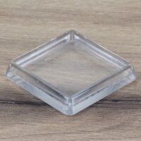 Möbeluntersetzer 50/60 mm eckig transparent –...