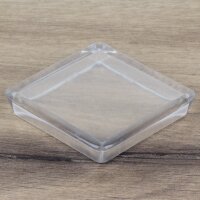 Möbeluntersetzer 50/60 mm eckig transparent –...