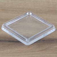Möbeluntersetzer 60/70 mm eckig transparent –...