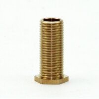 M10x1 Trompetennippel 6 kant ohne Verdrehschutz Messing...