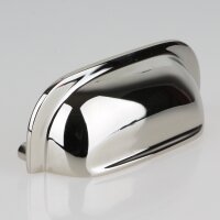 Häfele Möbelgriff Muschelgriff Schalengriff 109x32mm Nickel poliert – Lochabstand 96mm