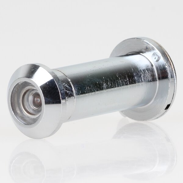 Häfele Türspion verchromt 12 mm mit Klappe 170° Sichtwinkel für Türstärke 31–55 mm