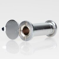 Häfele Türspion verchromt 12 mm mit Klappe 170° Sichtwinkel für Türstärke 31–55 mm
