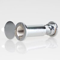 Häfele Türspion verchromt 12 mm mit Klappe 170° Sichtwinkel für Türstärke 31–55 mm